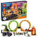 LEGO City 60339 Kaskaderska arena z dwoma pętlami